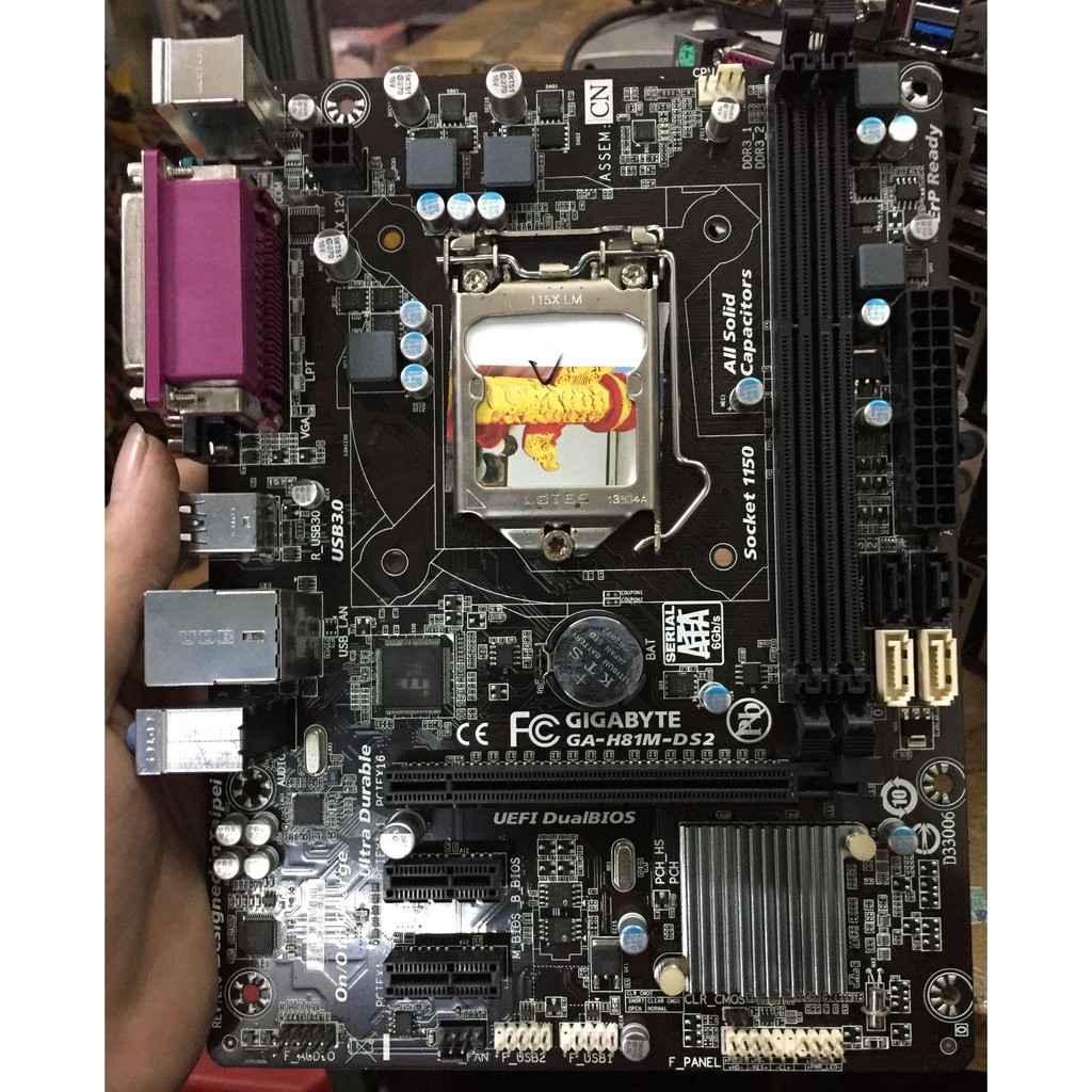 Main Gigabyte H81M DS2 cũ + chặn