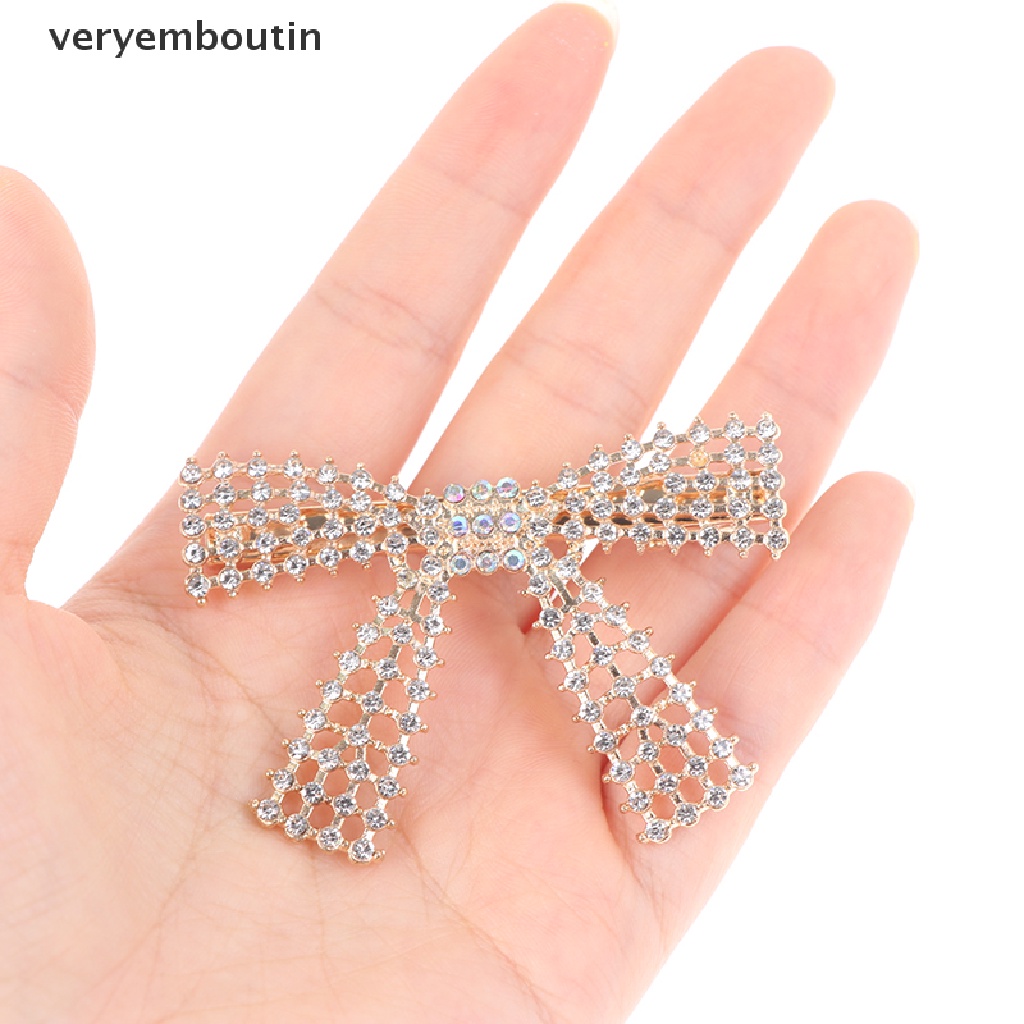 Set 5 kẹp tóc đính đá thời trang cho nữ