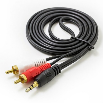 cáp âm thanh chuyển đổi từ jack 3.5mm sang 2 rca