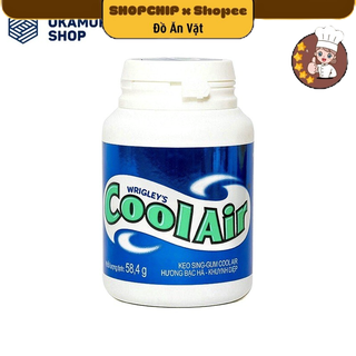 LỌ KẸO CAO SU COOLAIR HƯƠNG BẠC HÀ 58G