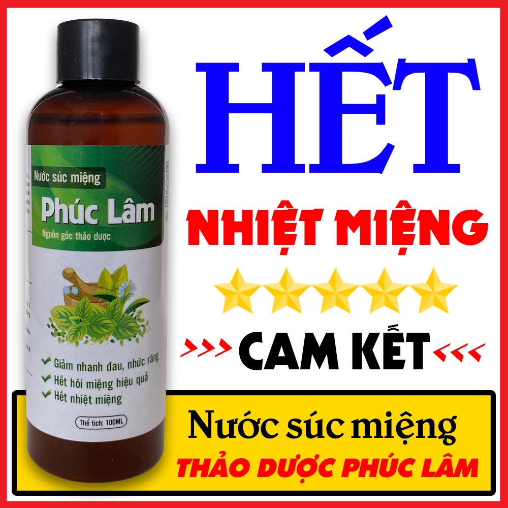 Nước súc miệng HẾT HÔI MIỆNG - HẾT NHIỆT MIỆNG - HẾT SÂU RĂNG