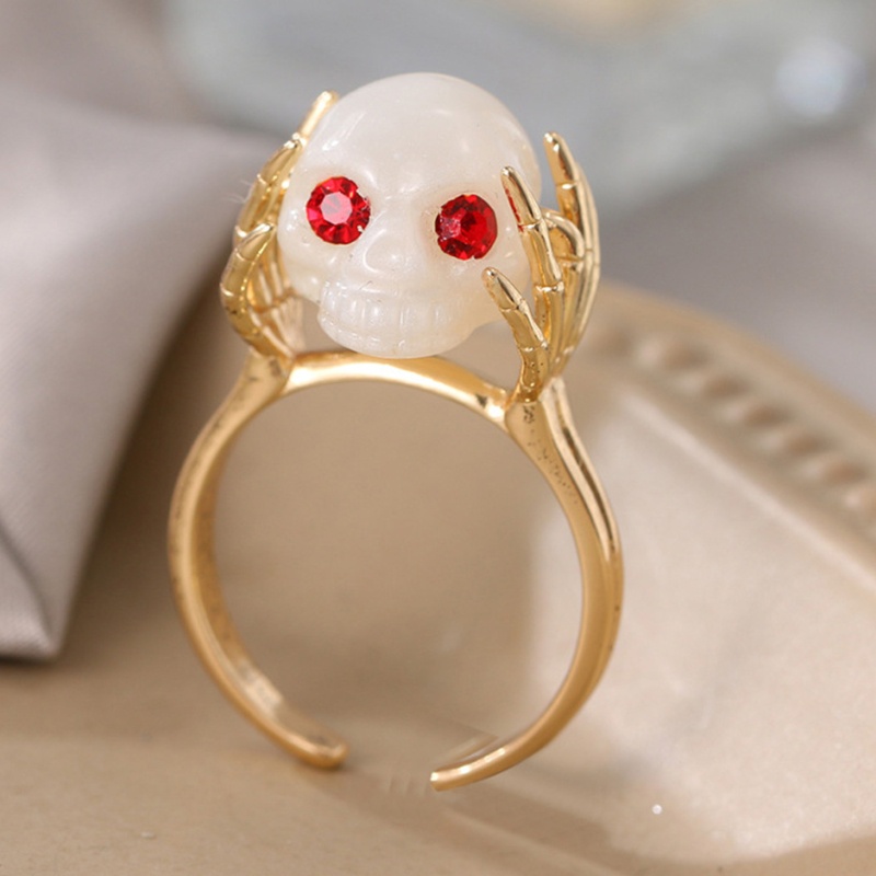 Nhẫn Hình Đầu Lâu Phong Cách Gothic Thời Trang Cho Nam Và Nữ