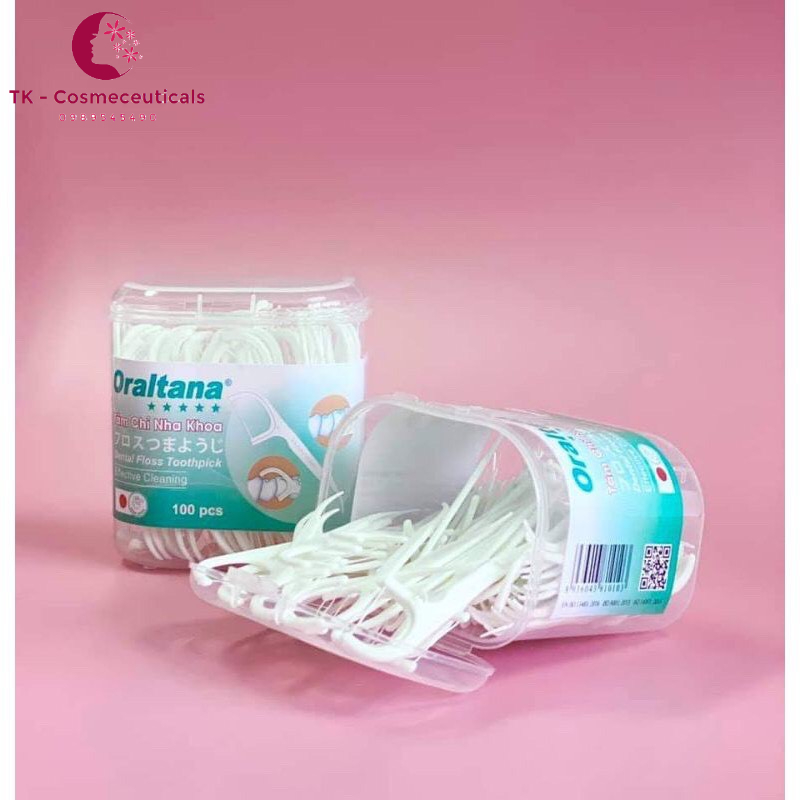 Tăm Chỉ Nha Khoa Oraltana - 50 Chiếc 100 Chiếc