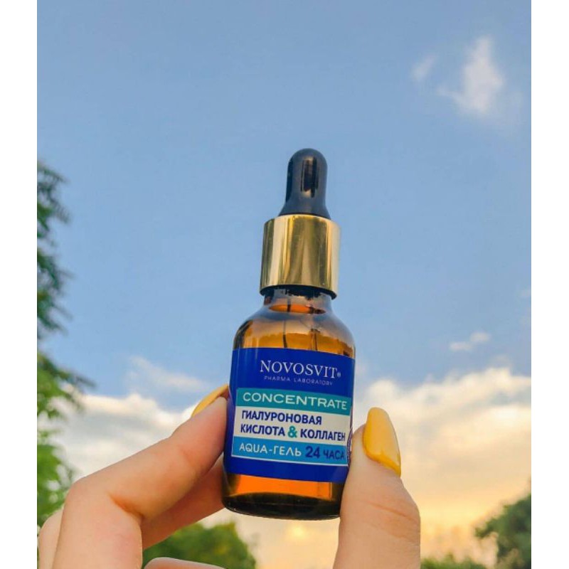 Serum Novosvit xanh khôi phục độ mịn mượt giảm nếp nhăn