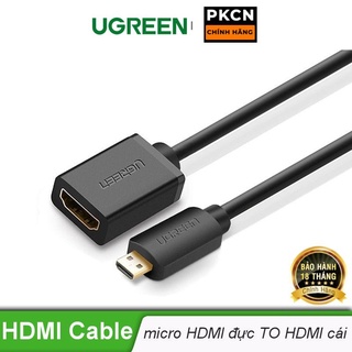 Cáp chuyển đổi micro hdmi đực sang hdmi cái dài 20cm ugreen 20134 pkcnh