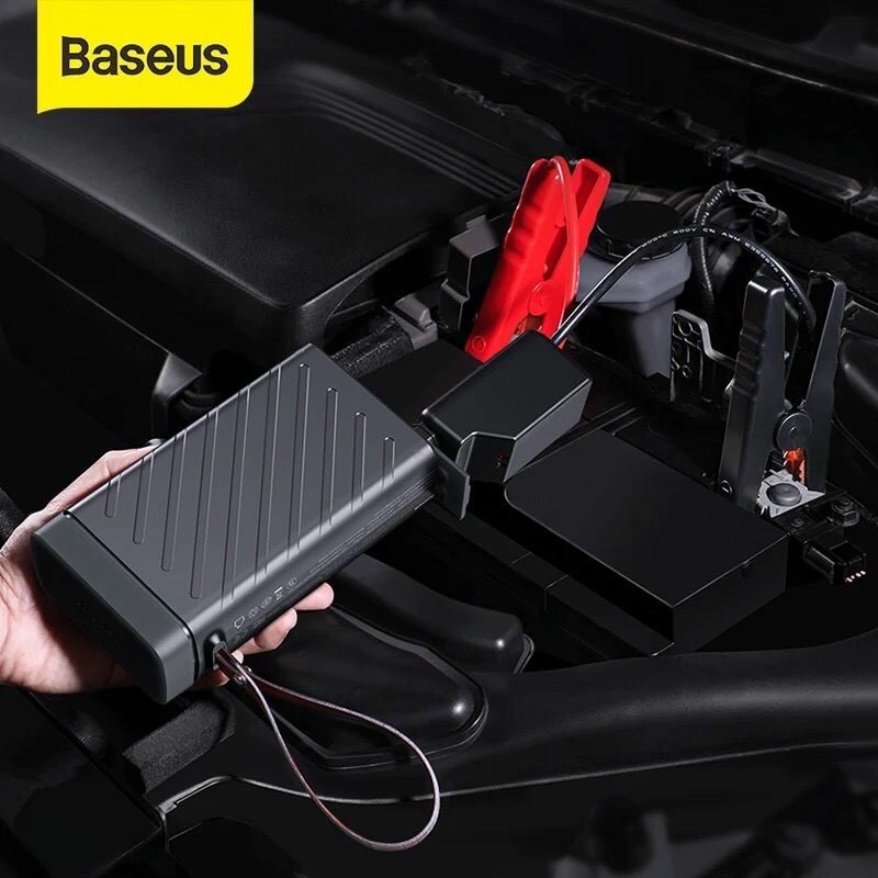 Máy kích điện, kích nổ xe ô tô xe hơi hàng Baseus - Reboot Jump Starter