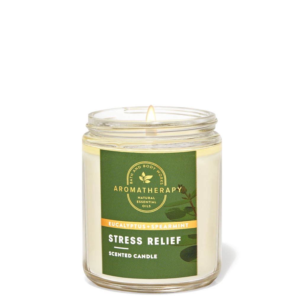 ( Có quà tặng) 1-Wicked Candle Nến thơm 1 bấc Bath And Body Works Thơm phòng, thư giãn sâu, giảm Stress