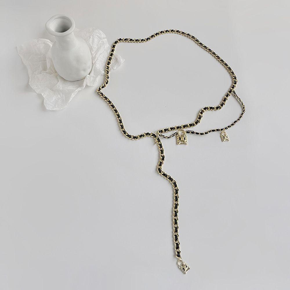 Dây Xích Kim Loại Đeo Thắt Lưng Có Thể Điều Chỉnh Trang Trí Áo Khoác Thời Trang Cho Nữ