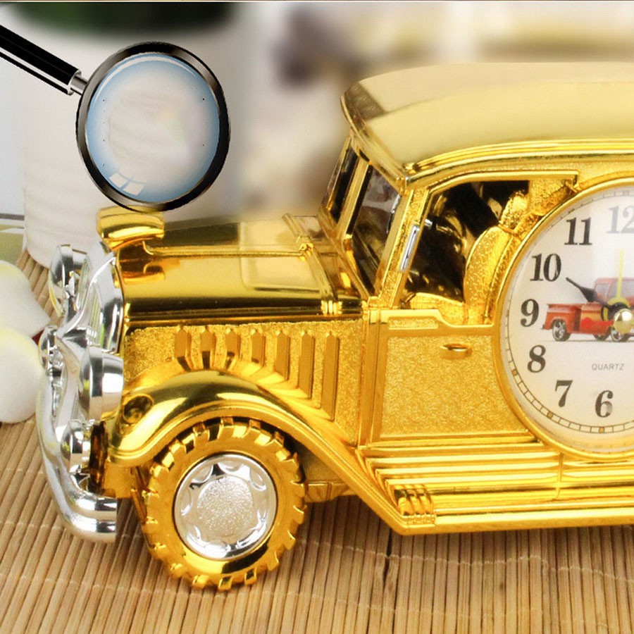 🌿🌿 Đồng hồ báo thức để bàn hình ô tô siêu đẹp