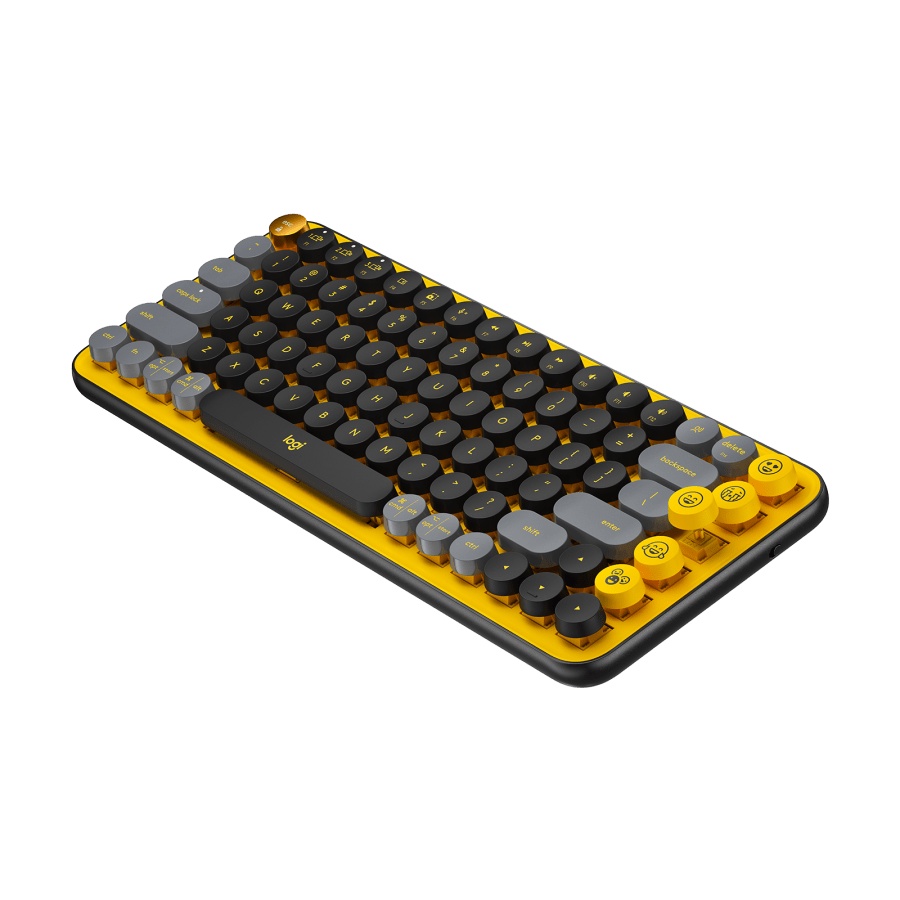 Bàn phím cơ không dây Logitech POP Keys - Tích hợp nút tùy chỉnh Emoji - Hàng chính hãng