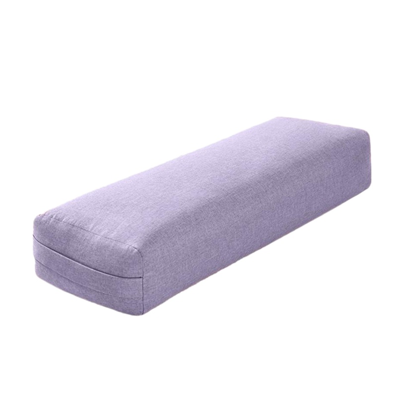 Gối Tập Yoga Bằng Polyester Mềm Mại Hình Chữ Nhật Có Thể Giặt Sạch