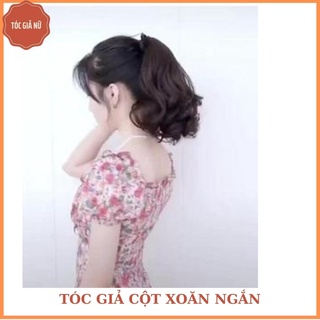 Tóc giả cột ngắn 25cm- tóc giả đẹp