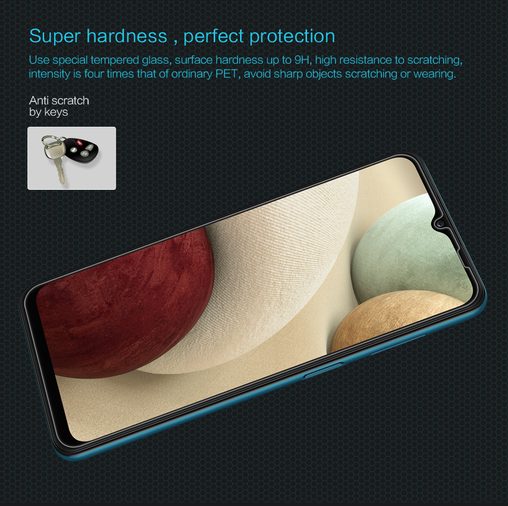 Kính Cường Lực NILLKIN Amazing H Cho Samsung Galaxy A12 / A32 5G / M12 0.33mm 9H Trong Suốt Chống Nổ Bảo Vệ Điện Thoại