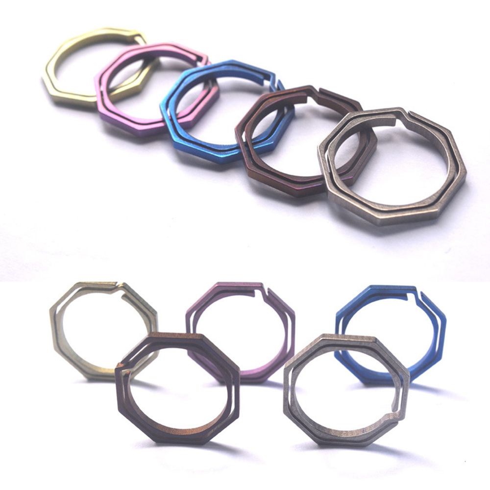 Kẹp Móc Chìa Khóa TC4 Ti Trọng Lượng Nhẹ Đa Năng Tiện Dụng Cho Dã Ngoại