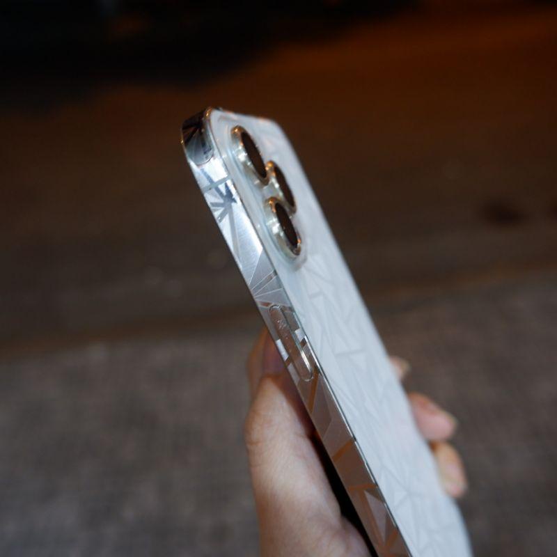 Miếng dán PPF 3D vân Kim Cương full lưng viền [LOẠI A1-KÈM BỘ HỖ TRỢ DÁN] dành cho iphone 14/13/12/11/Xsmax Fukia