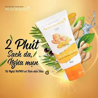 Sữa rửa mặt nghệ nano neo cleanser ngừa mụn, giảm tiết dầu thừa