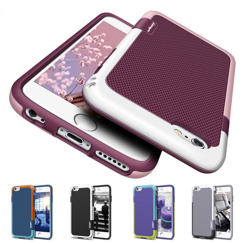 Ốp điện thoại silicon PC cứng chống sốc chống trượt cho iPhone 6 6S 7 8 PLUS X XR XS MAX 11 PRO MAX
