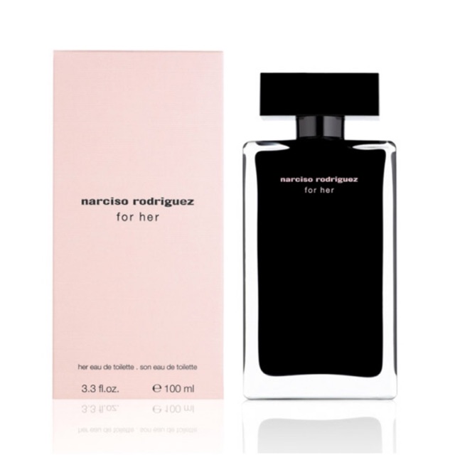 nước hoa Narciso Rodriguez For Her EDT 100ml (Chai Đen Hộp Hồng)