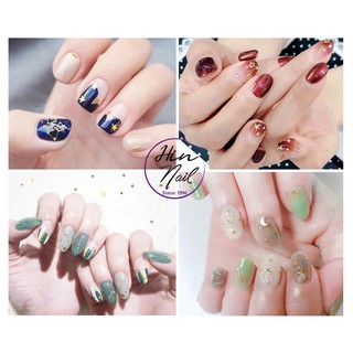 Dán móng tay họa tiết đính nổi 3D cao cấp