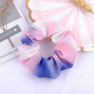 Cột tóc Scrunchies vải mix màu