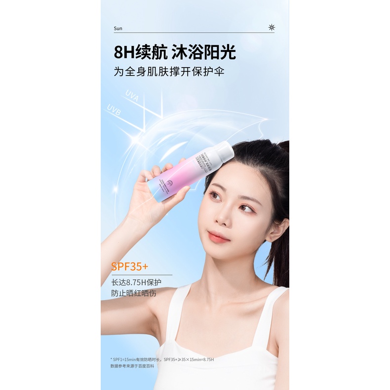 Chống Nắng Trắng da Maycreate Nâng tone da Kem chống nắng trắng da toàn thân Luxuka MC01