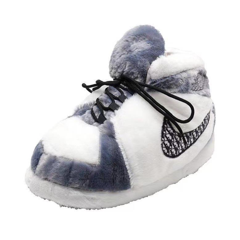 Giày bông mùa đông đi trong nhà ĐẾ CAO SU đi trong nhà và đi ra đường thoải mái vyvyshop