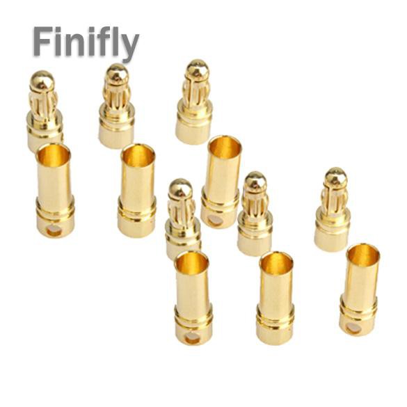 RC Giắc Cắm Chuối Mạ Vàng Finifly 40x 3.5mm