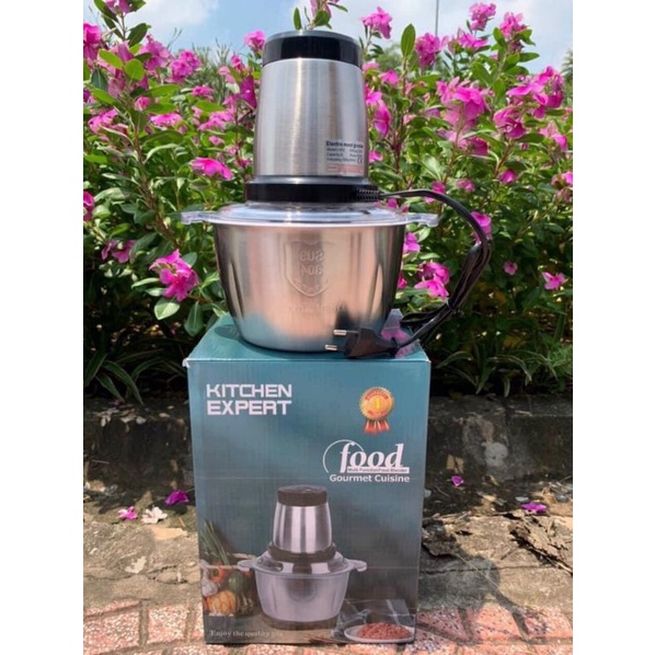 Sỉ 115k-Máy xay thịt cối inox 2L cao cấp