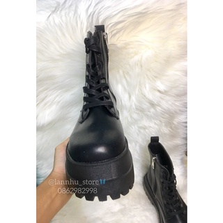 (CÓ BIG SIZE)- hàng sẵn Giày boot cao cổ chiến binh ngắn