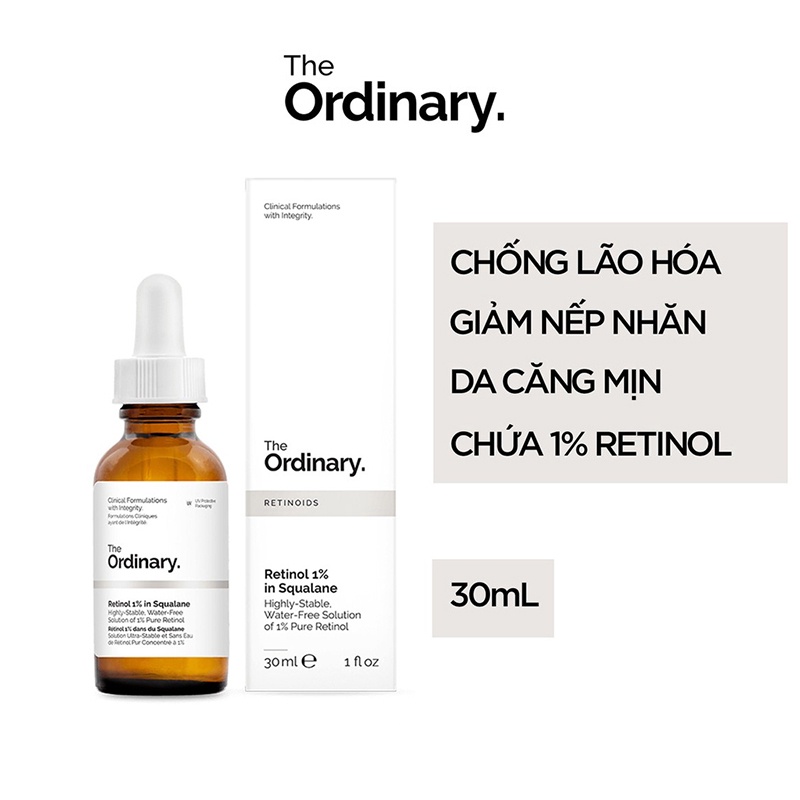 Serum The Ordinary BÁN CHẠY NHẤT  - Zinc 1%, B5, Caffeine, AHA, Alpha, Glucoside HÀNG CHÍNH HÃNG 2021