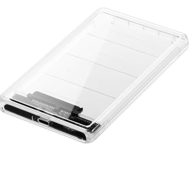 Hộp Đựng Ổ Cứng Ngoài Hdd / Ssd Trong Suốt 2.5 "Usb 3.0 Sata | BigBuy360 - bigbuy360.vn