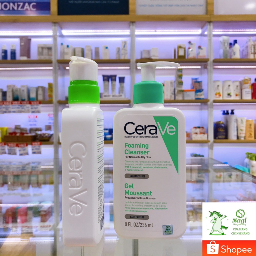 Sữa Rửa Mặt CeraVe Foaming Facial Cleanser
