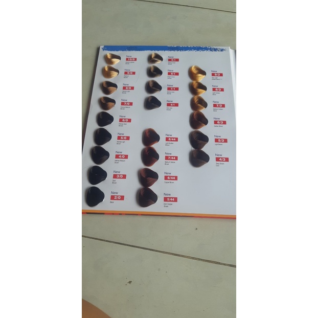 Bảng màu nhuộm tóc Osaka