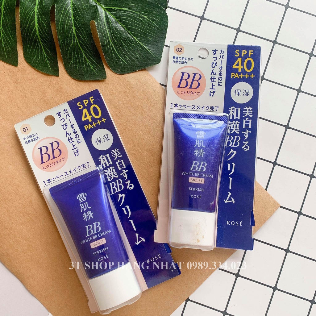 Kem nền White BB Cream Sekkisei Kose – Nhật Bản (Gọi tắt là kem nền BB Kose)