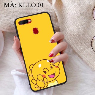 Ốp lưng Oppo A5S viền dẻo TPU BST Khủng Long Lai Ong