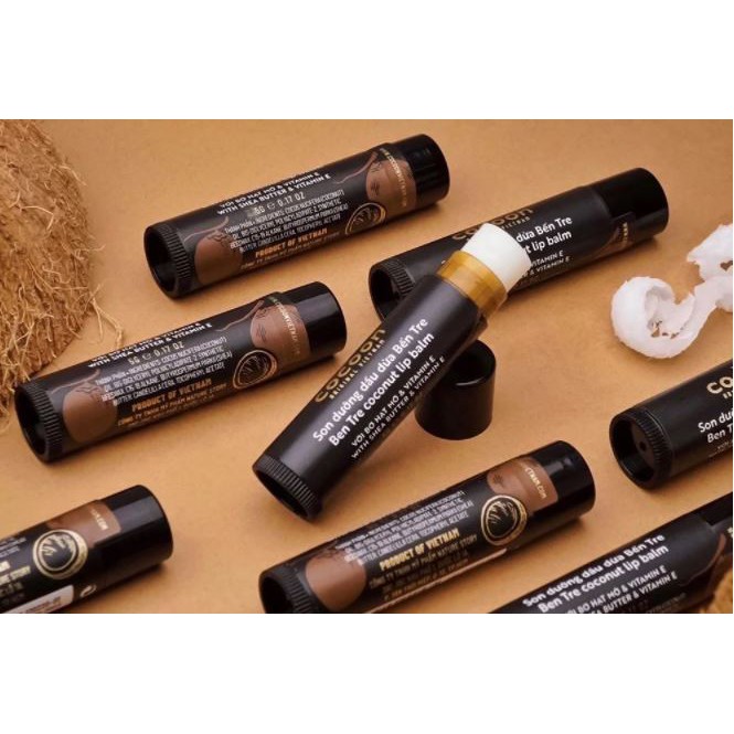 Son thỏi dưỡng môi dầu dừa Bến Tre The Cocoon Ben Tre Coconut Lip Balm 5g | BigBuy360 - bigbuy360.vn