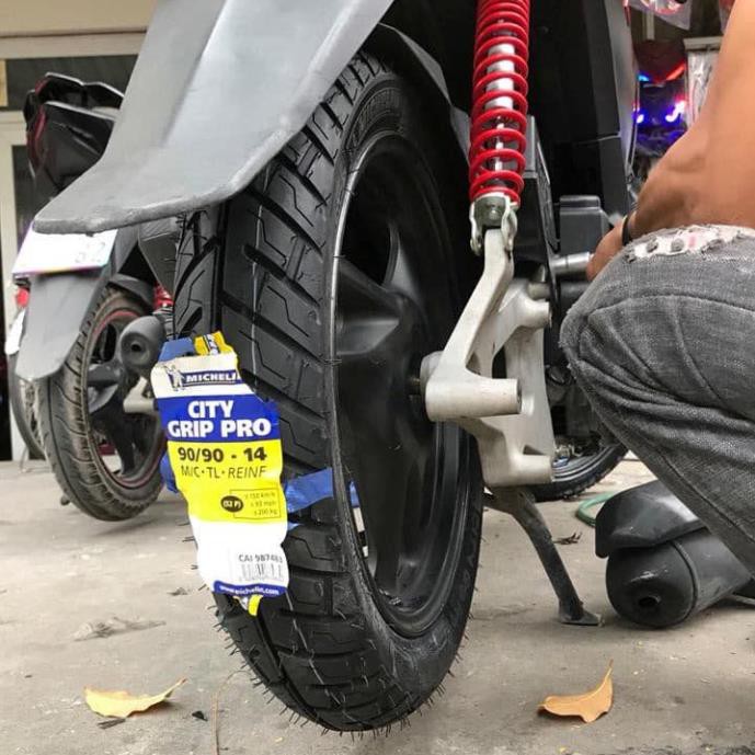 Lốp ( Vỏ ) chống đinh xe Airblade Michelin trước 80/90-14 hoặc sau 90/90-14 CITY GRIP PRO _ Lốp Trung Thành