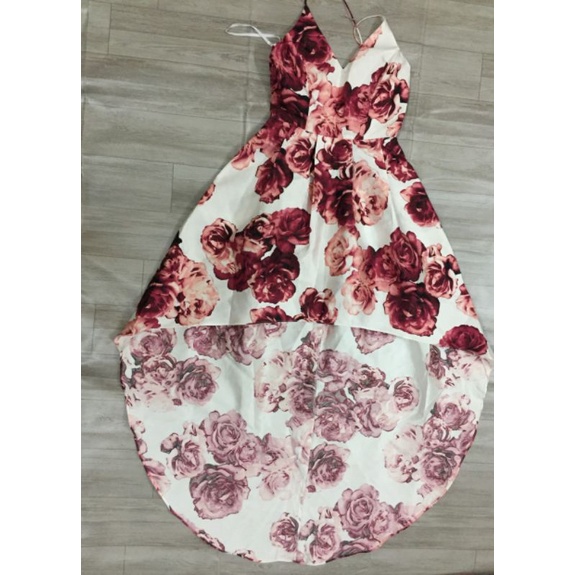 Rose prom dress Speechless vnxk đầm dạ hội tiệc hoa hồng dáng xoè và đuôi tôm đầm dài cô dâu công chúa xuất khẩu dư xịn