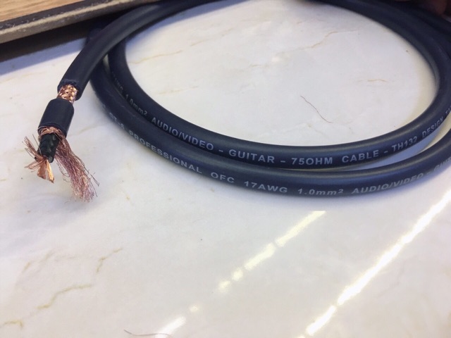 Dây tín hiệu coaxial, audio lõi cứng, lõi mềm hàng nhập khẩu