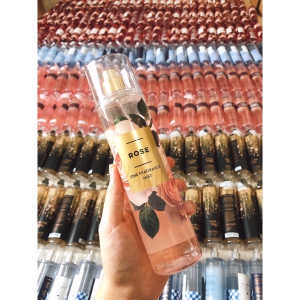 BỘ SẢN PHẨM ROSE- BATH BODY WORKS XỊT THƠM, DƯỠNG THỂ, SỮA TẮM