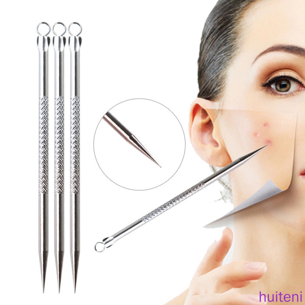 [Hàng mới về] Thanh nặn mụn đầu đen chất liệu thép không gỉ bền bỉ