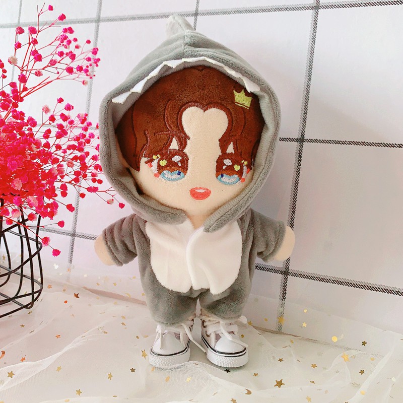 BỘ ĐỒ NGỦ LIỀN THÂN HÌNH THÚ DOLL 20CM