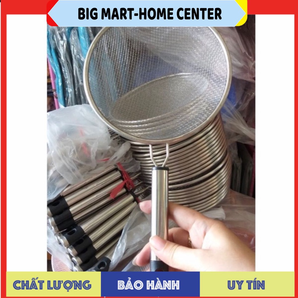 [RẺ VÔ ĐỊCH] Rây lọc cua, lọc cháo, lọc cặn, lọc nước inox 2 lớp 16cm