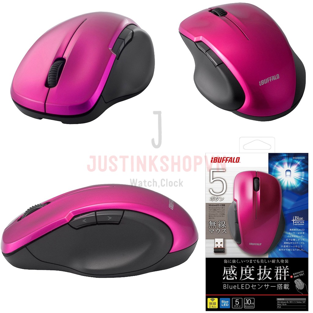 CHUỘT MOUSE KO DÂY iBUFFALO BSMBW09 BW09 - JLVQ-4593-MKDB