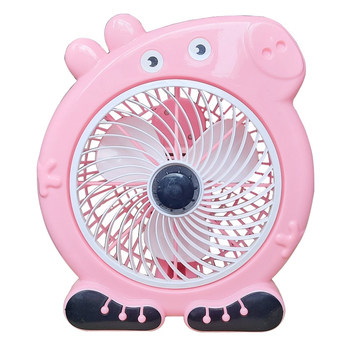 Quạt điện mini hình thú lớn 3 cánh để bàn dễ thương (GIAO MẪU NGẪU NHIÊN)