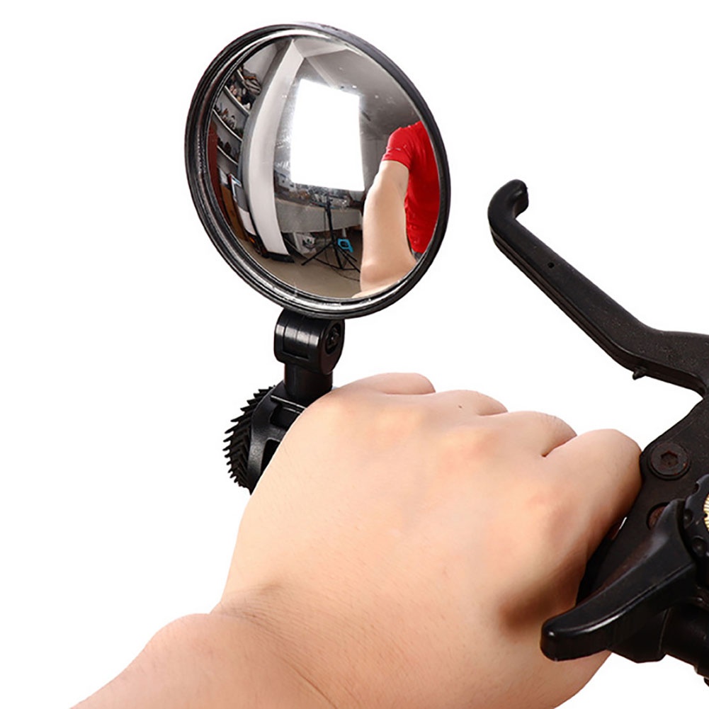 Gương Chiếu Hậu Tròn Gắn Tay Lái Xe Đạp MTB