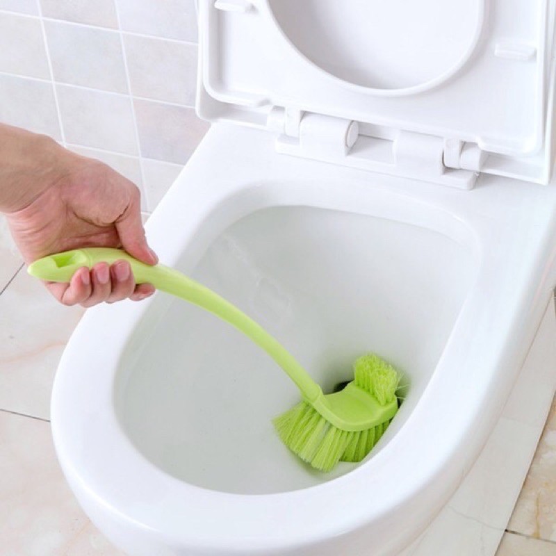 Cọ Cây Chà Toilet 2 Đầu Thông Minh Giúp Vệ Sinh Nhà Tắm, Bồn Cầu Ở Mọi Ngóc Ngách