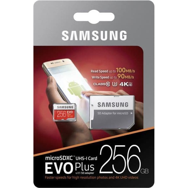Thẻ Nhớ Micro Sd Micro Sd Samsung Microsd 256gb Evo Plus 95mb / S