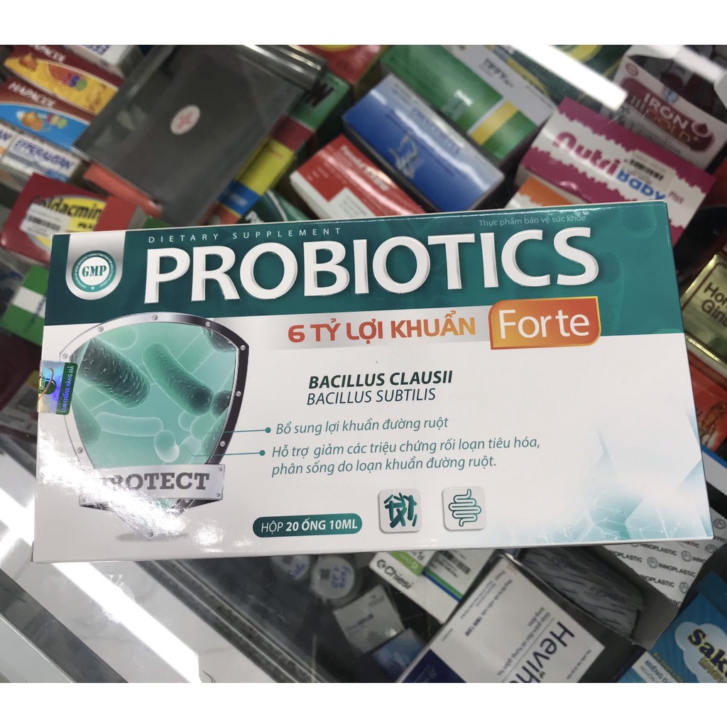 Men vi sinh bổ sung 6 tỷ lợi khuẩn Probiotics Forte dạng ống