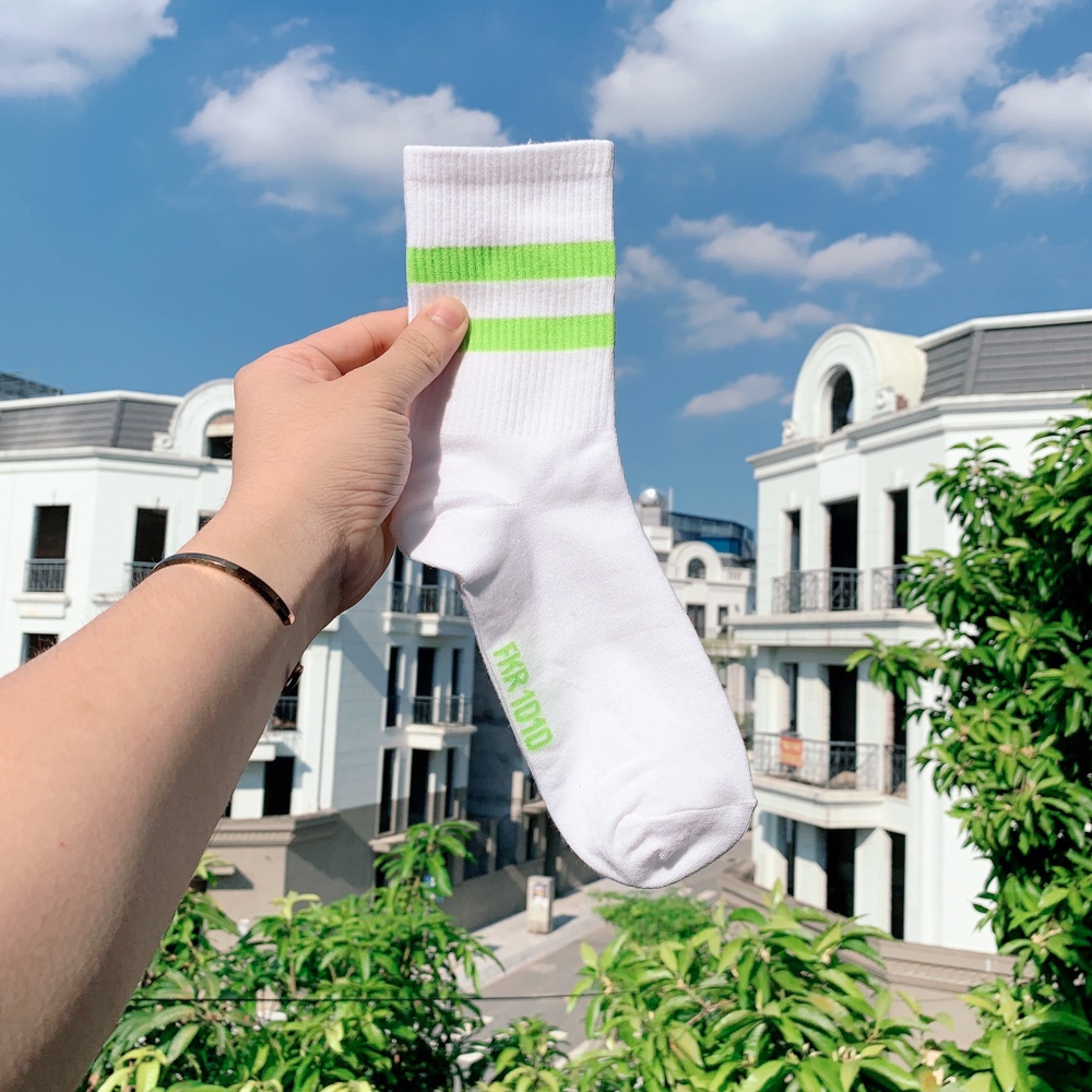 Tất cổ cao nam nữ chất liệu vải cotton, vớ nữ nam kiểu dáng Hàn Quốc hiện đại - Hot Store